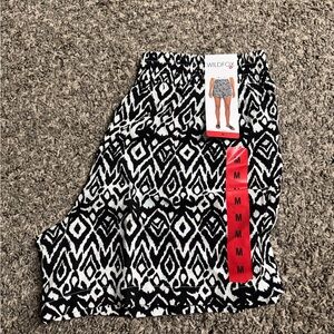 Wildfox Monochrome Geometric Mini Skirt